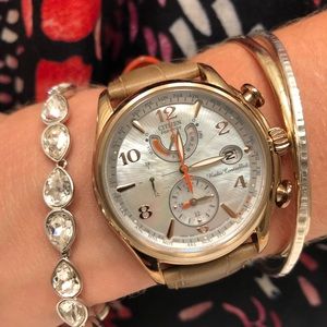 Rose Gold Citizen Watch with Mother-of-Pearl Face